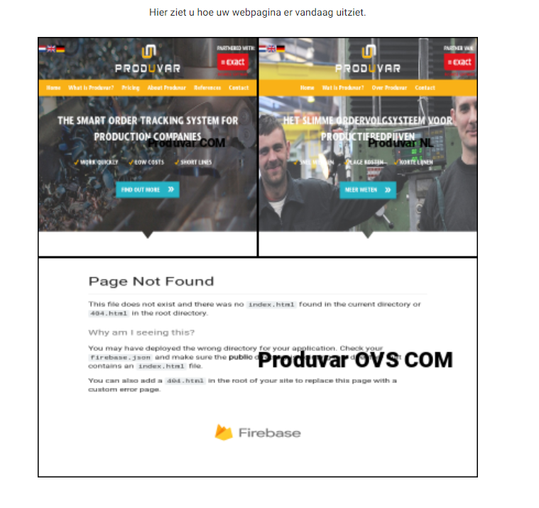 produvar's tweet photo. Foutje in #jekyllrb site was automatisch live gezet met #gitlab CI/CD pipeline op #firebase. Zonder het resultaat nog even te checken... 

Gelukkig kregen wij als snel via #ddbchecker (https://t.co/ceXA9WyARo) deze collage en konden wij de fout spoedig herstellen. https://t.co/uXhvCthuZ2
