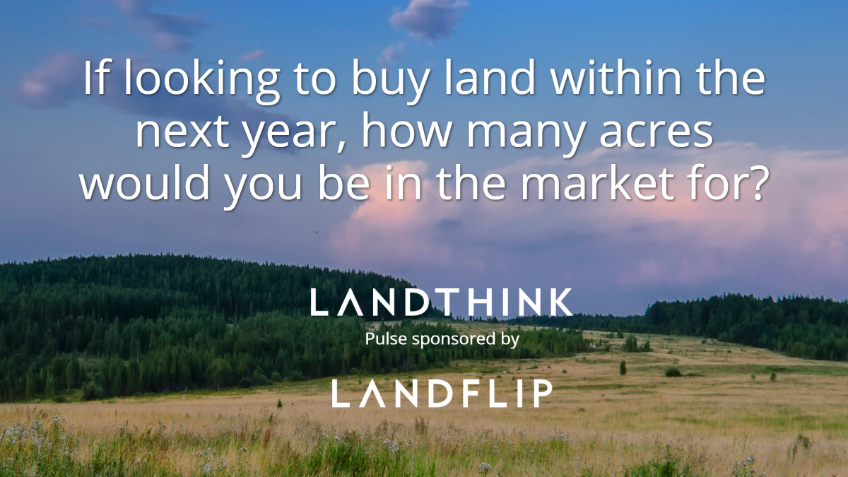 AUCTIONFLIP's tweet photo. There's just 3 DAYS left to answer the September #LANDTHINK Pulse! We want to hear from you. Thanks to #LANDFLIP for sponsoring this month's question. Answer here: https://t.co/qCqEtSXm52 #realestate #land #auction https://t.co/QL6uMVrGkF