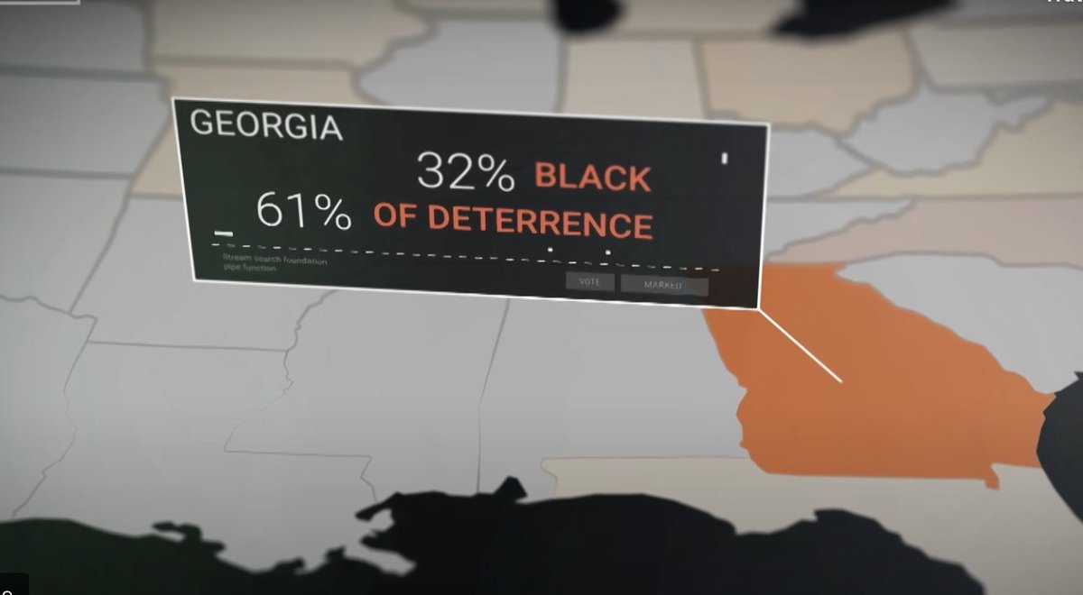 Remember how polling in Georgia was making it look like Clinton could possibly (!) take the state in 2016?Black voters there became a main target of suppression.