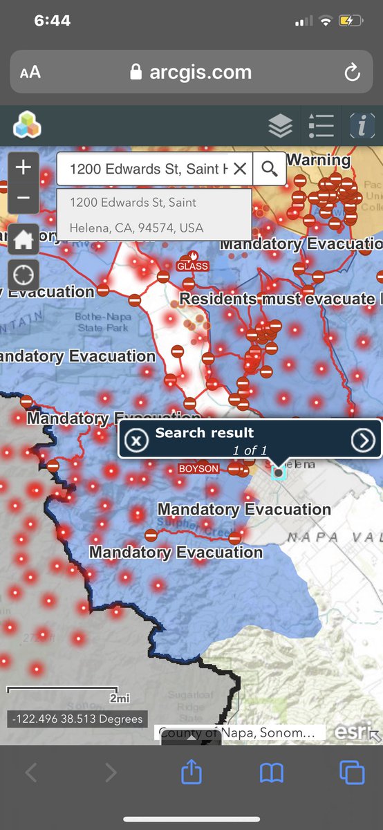 I’m nervous. My house is the black dot.