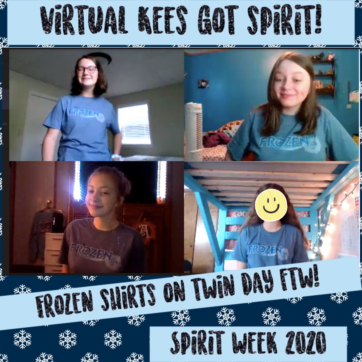 sdmschorus's tweet photo. #sdmsfrozen2020 #KeesOnKey #OneTribe #beakee #spiritweek #twinday #quadruplets https://t.co/SSI14qiUKw