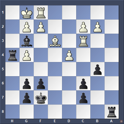 CazHansen's tweet photo. Chess Tactics for Improvers:
L.Van Foreest-Anton Guijarro
German Bundesliga (Karlsruhe) 2020
Black to move - what is the best continuation? (more than the first move needed for a complete answer)
#schach #schachliga #winningquickly #chesstactics https://t.co/wiW5H4KDlc