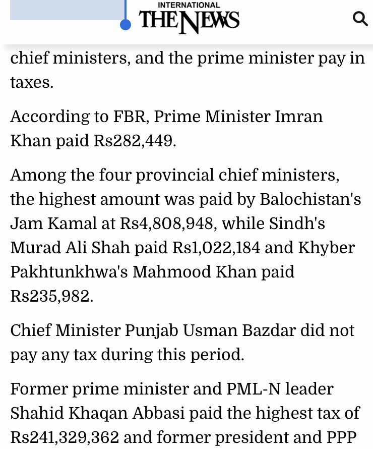 The highest ever tax paid by Imran Khan was in 2010 when he paid Rs1, 883,033 to the tax authorities. the second highest income tax amount paid by Mr. Khan was Rs562,554 which he paid in year 2011.Imran Khan paid Rs282,449 annual tax return in 2018 as Prime Minister.