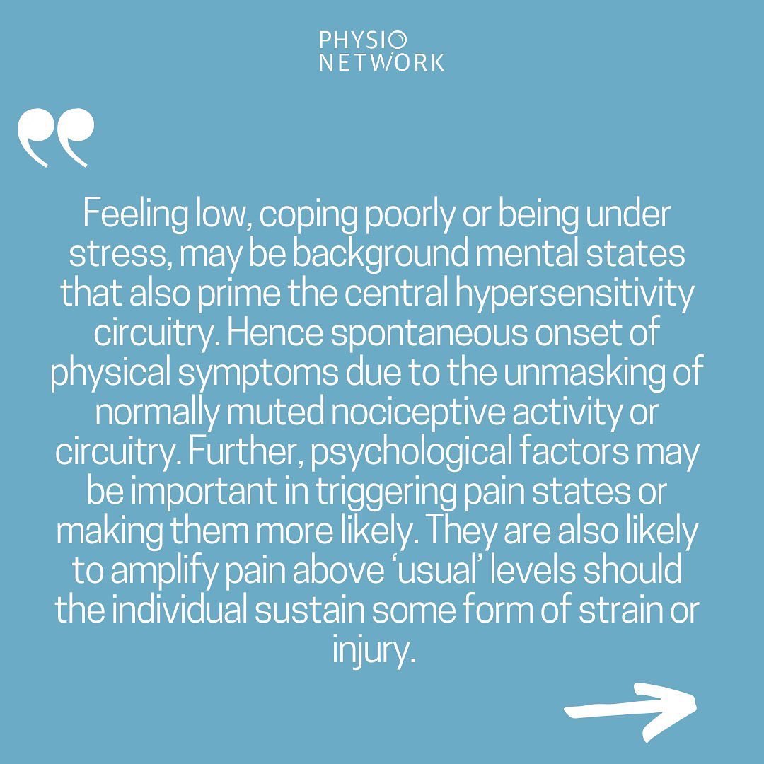 PhysioNetwork's tweet photo. Why do some people with degenerative changes hurt, while others don’t? 🤔

Interesting thoughts from Louis Gifford 💭 https://t.co/SlzaxjyCbC