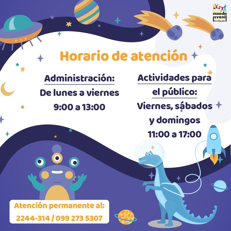 Mundo_Juvenil's tweet photo. ❤️Después de tanto tiempo por fin podemos abrir nuestras puertas al público. Hemos implementado todas las medidas de bioseguridad para que puedas disfrutar de nuestras actividades:

👉#MuseoEcuadorMegadiverso
👉#MuseodelosDinosaurios
👉#Planetario

🖐️Te esperamos https://t.co/LnaGk2HHKT