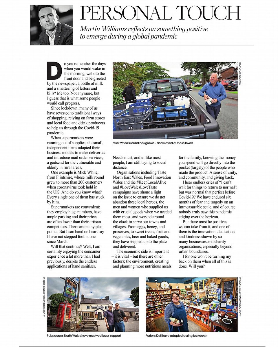 RadarforPR's tweet photo. Read my new column in the latest edition of @LifeinNW celebrating the local business heroes of lockdown 
Featuring @FoodInnovWales and @taste_blasu 

#localproduce #KeepLocalAlive https://t.co/WjPNqqCPsn