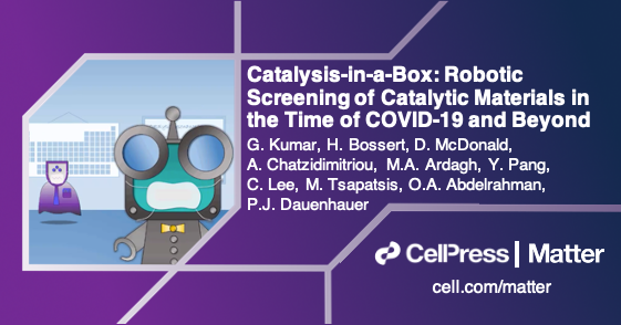 Matter_CP's tweet photo. .@pauldauenhauer @umnCSE led the development of an inexpensive robotic GC system for screening #catalysts in #MatterIssue15! Collab w/ @UMassChemEng +  @JHU_ChemBE incl. @Gaurav_Kumar_2 @Omar_WithABeard, @YutongPang @AlexArdagh1 @choongszelee

Read here: https://t.co/1eL3WfG2Tu https://t.co/8NKa6Foizm