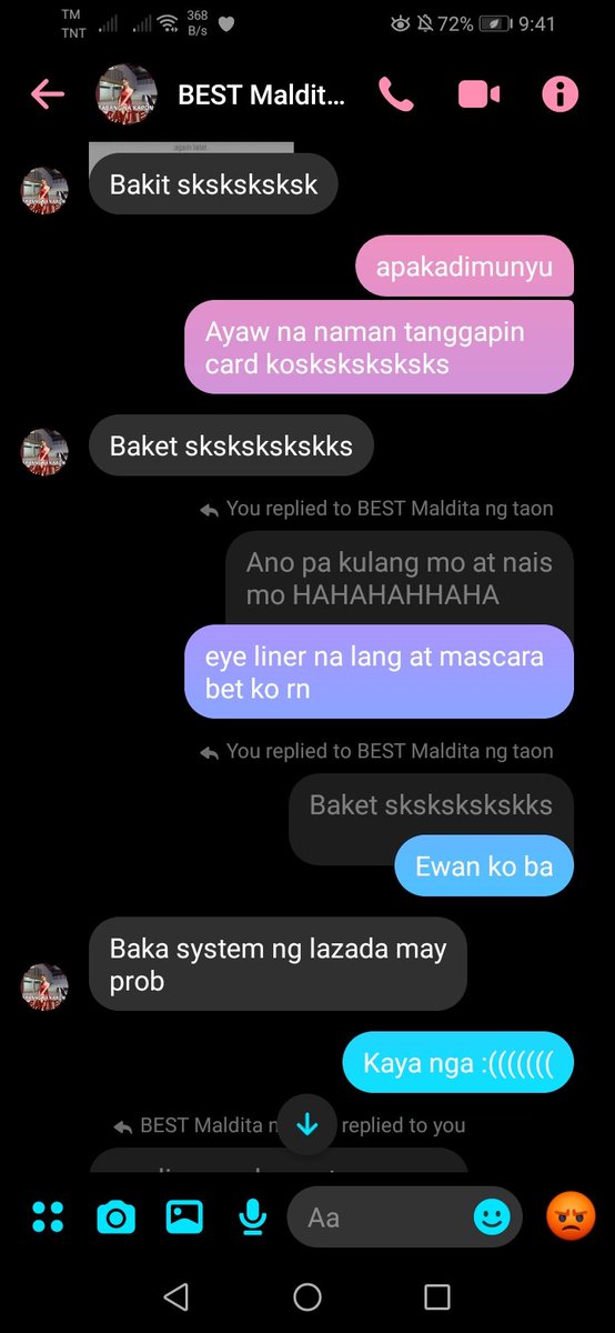 Then this came up to the picture, haha diba parang wala naman sila plano, casual talk lang sa akin yung nais nila  mami, umiiyak na talaga ako sa kadahilanang ayaw tanggapin ng lazada card ko 