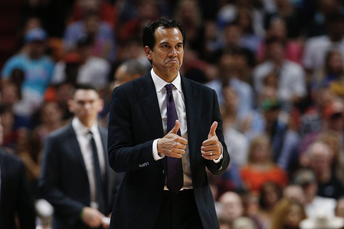 1) Head coach Eric Spoelstra started his Miami Heat career as a video coordinator back in 1995.Since then, he's worked his way from the video room to 3x NBA Champion and is regarded as one of the best coaches in the NBA today.The lesson? Keep going.