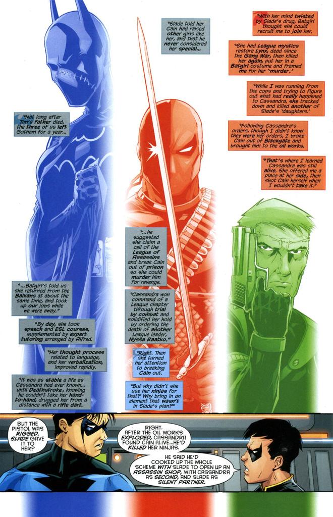 So let's talk about the downright awful of the first issue. A wall of text that would make even Brian Michael Bendis blush. This is only one page of it in the issue. We got TWO.