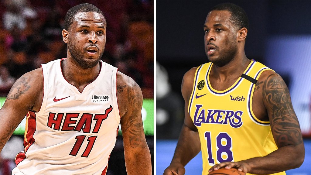 ESPNNBA's tweet photo. Lakers' guard Dion Waiters is eligible to receive a championship ring regardless of who wins the NBA Finals.

Even if LA loses, he could receive a ring at the Heat’s discretion since he began the season in Miami. https://t.co/KMVeGmZ0Ig
