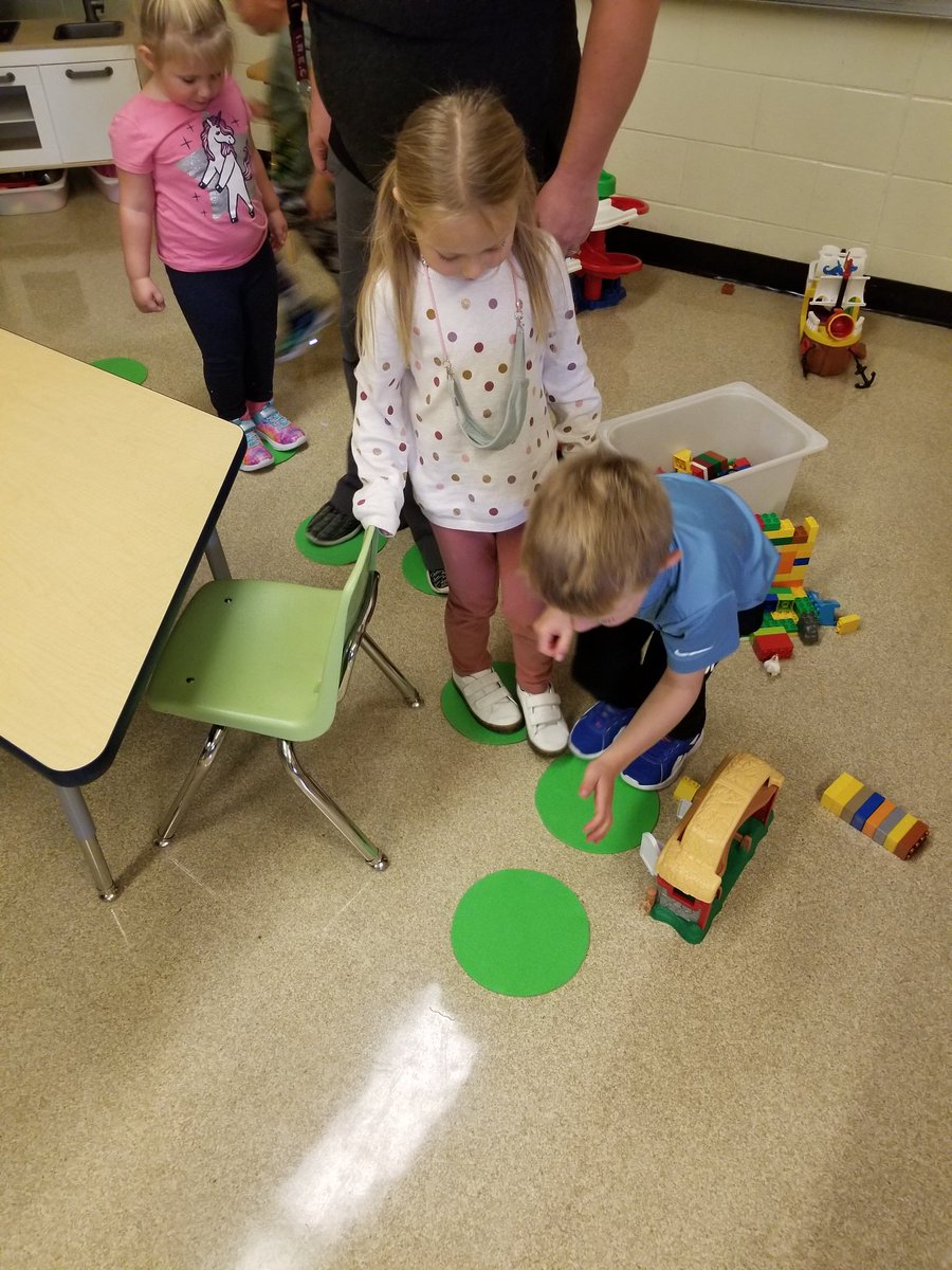 MrsRickersClass's tweet photo. Impromptu game of The Floor Is Lava today! Students worked together to create "rock" pathways so we could all safely get around the classroom. #problemsolving #groupplan #grossmotorskills #earlylearningadventures @IREC1 @WCPS72 https://t.co/FHNi4rbtwC