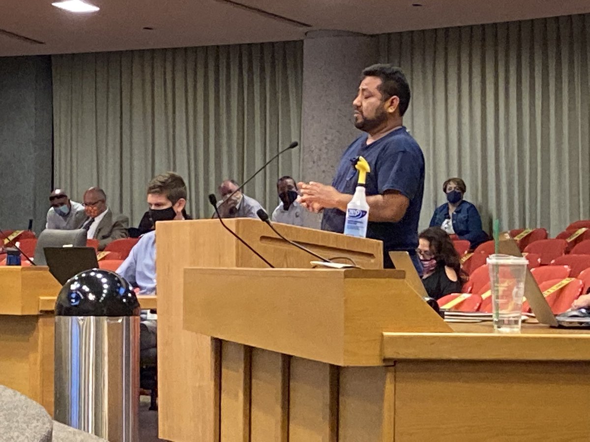 Since resuming public forum, we’ve heard from people on both sides of this issue.This speaker says he is proud of Knox County’s mayor and sheriff.He says for commission to be here this late on just the 3rd item of their agenda is amazing.