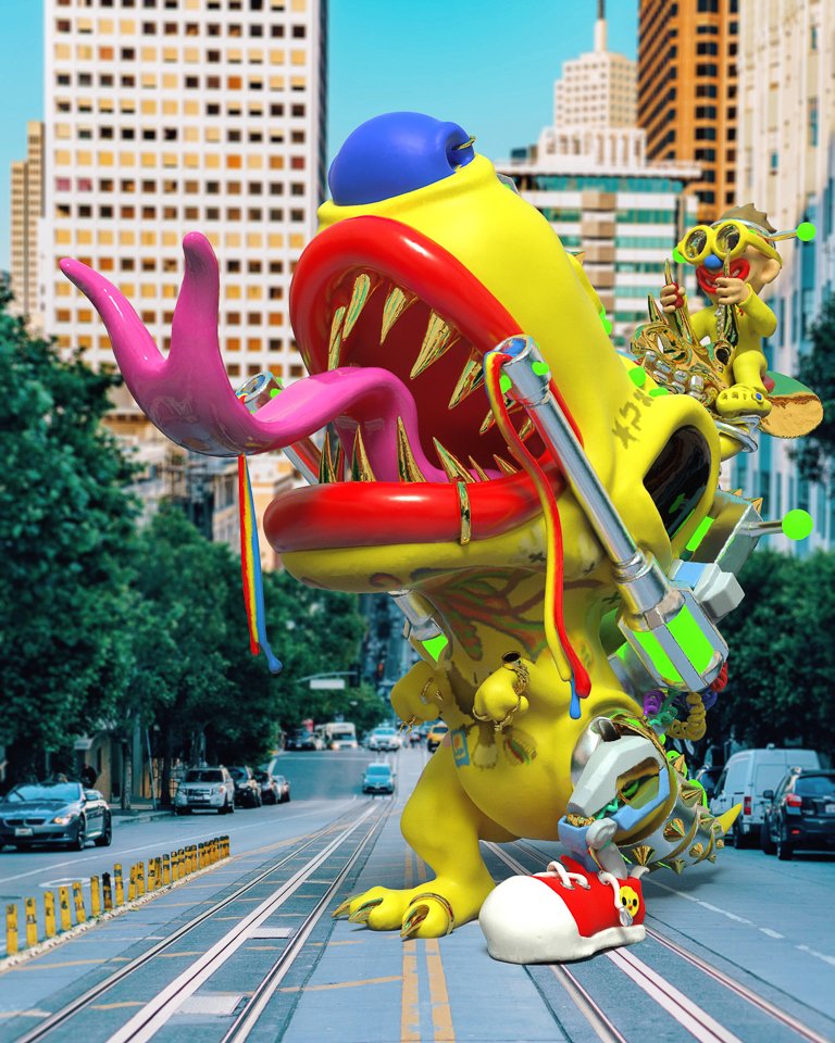creativecloud's tweet photo. JOY is living in a virtual world of 3D sculptures, and trading them using cryptocurrency. Enter the world of @JohnOrionYoung and explore the rising popularity of crypto art:  https://t.co/e4osJTLmed https://t.co/xqe4HXbZWN