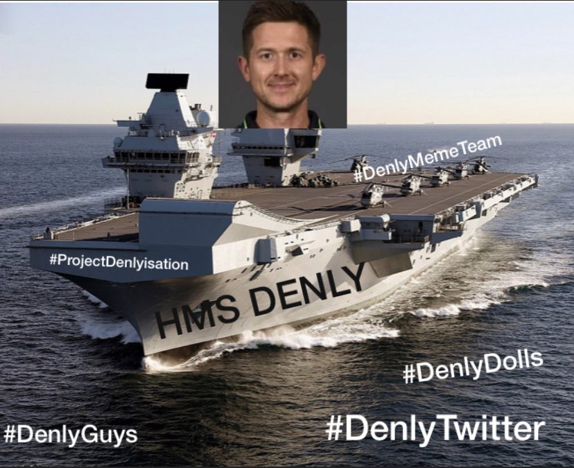 jake_firth_'s tweet photo. @QwentyJ @Tadders123 @things_cricket @RobRush99 @HrryBtlr @charmada @englandcricket @tomandrewstew @LePinchHitter @Ellie_Higgs @RFitznigel ALL ABOARD! #HMSDenly #BEEPBEEPBITCHES #DenlyMemeTeam #DenlyGuys #DenlyDolls #ProjectDenlyisation https://t.co/sFuQryKInp