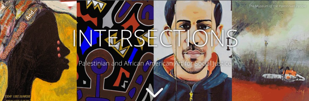 MPPDC's tweet photo. Our new virtual exhibit, "Intersections: Palestinian and African American Art for Social Justice" is LIVE! You can view it here » https://t.co/ueFLLxFbsf
#MPPDC #ManyStoriesOneHeart #Intersections #ArtforSocialJustice https://t.co/Th7mdW9tl7