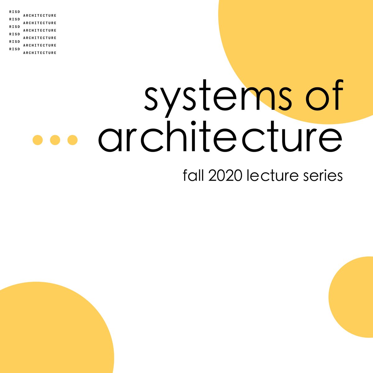 This year we are discussing the systems of power at play in the built environment. Don't miss Keefer Dunn and Naila Opiangah on labor and consciousness in the architectural profession. Zoom link to tonight's event on our home page. architecture.risd.edu