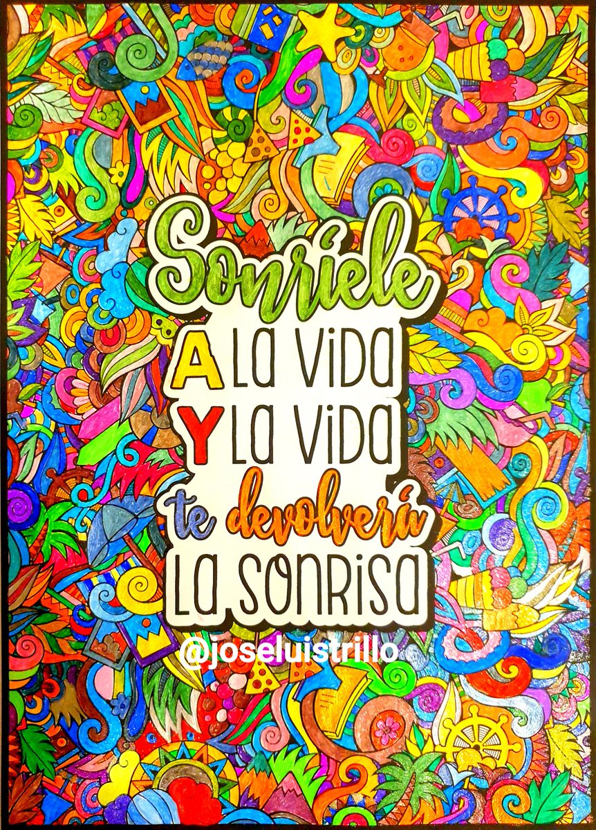 joseluistrillo's tweet photo. #Sonríele_a_la_vida_y_la_vida_te_devolverá_la_sonrisa #Colorearte https://t.co/uLf4hpV1Vd