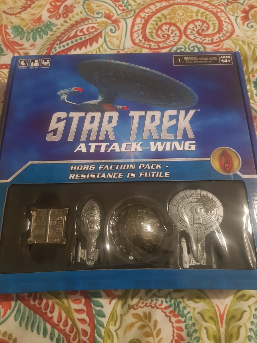 _CorporalHicks's tweet photo. "They invade our space and we fall back! They assimilate entire cultures and we fall back!" And with this new addition, my Star Trek: Attack Wing collection is up to date. Am looking forward to the Alliance solo expansion whenever that gets released. #StarTrekAttackWing #StarTrek https://t.co/nC6x2zu7bq