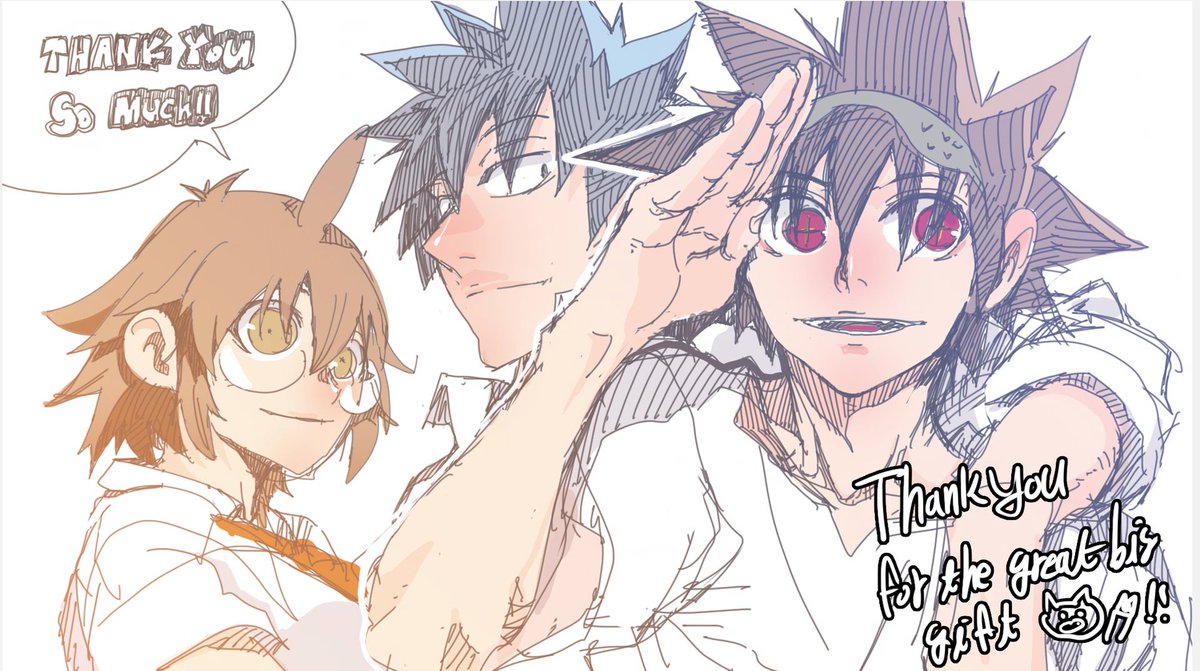 Crunchyroll's tweet photo. NEWS: The God of High School Creator Yongje Park Celebrates Finale with Special Art

✨ More: https://t.co/FlUiaeINER https://t.co/BPfxTEY8dd