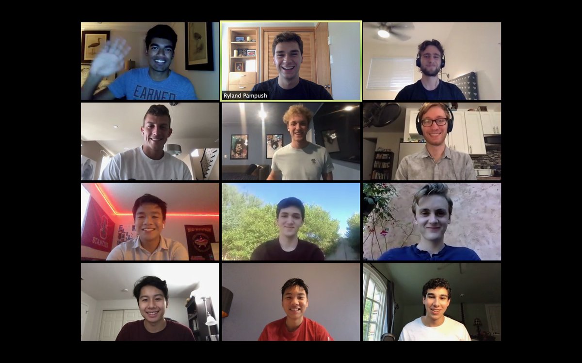 “It’s not social distancing, it’s physical distancing” #firstrehearsal 🎶