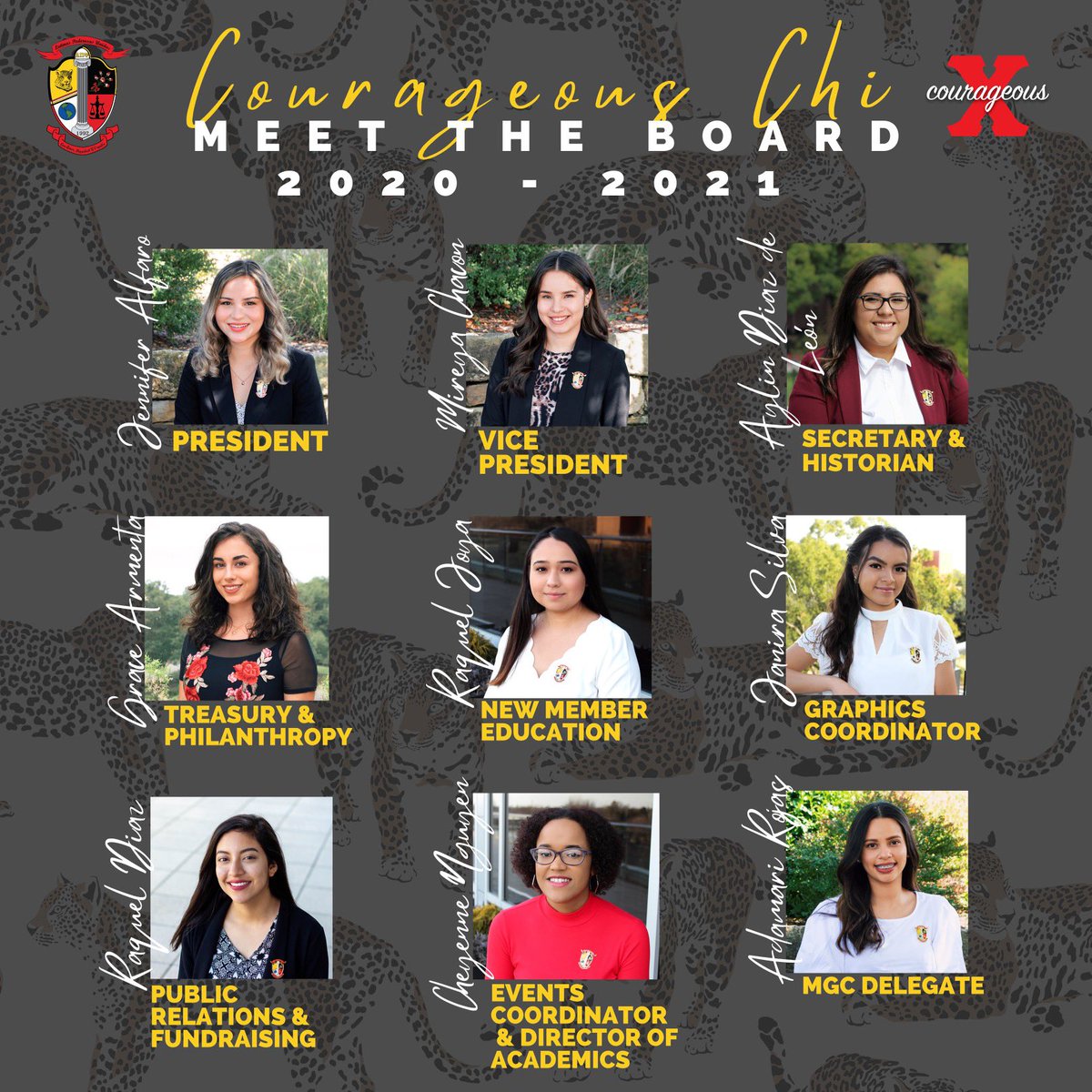 This ones a bit over due, but we’d like to introduce you to our Executive board for the 2020-2021 school year🤗 CADyO ladies ✨