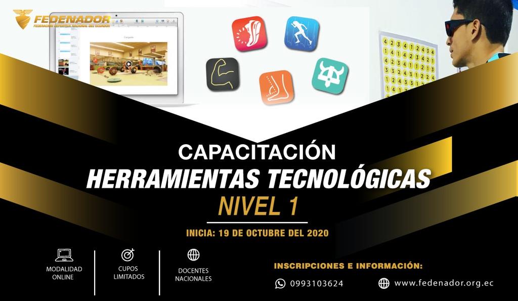 FEDENADOR_'s tweet photo. 😀 ¡Atención fuerza  técnica del país!
🧑‍💻Capacitación virtual sobre Herramientas Tecnológicas N1.
📆 Inicia el 19 de octubre. 
👩‍💻 Regístrate aquí ➡️https://t.co/SrXqahuhR7
#SomosFormación📚 https://t.co/wiCEAB4wHj