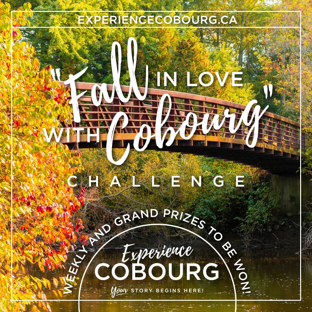 #FALLCOBOURGCHALLENGE: Introducing the Fall in Love with Cobourg Challenge! Weekly prizes as well as two grand prizes consisting of two $500 gift cards to a local business of your choosing. 
Visit experiencecobourg.ca/love-cobourg-c… for full contest details
#SupportLocal
#ExperienceCobourg