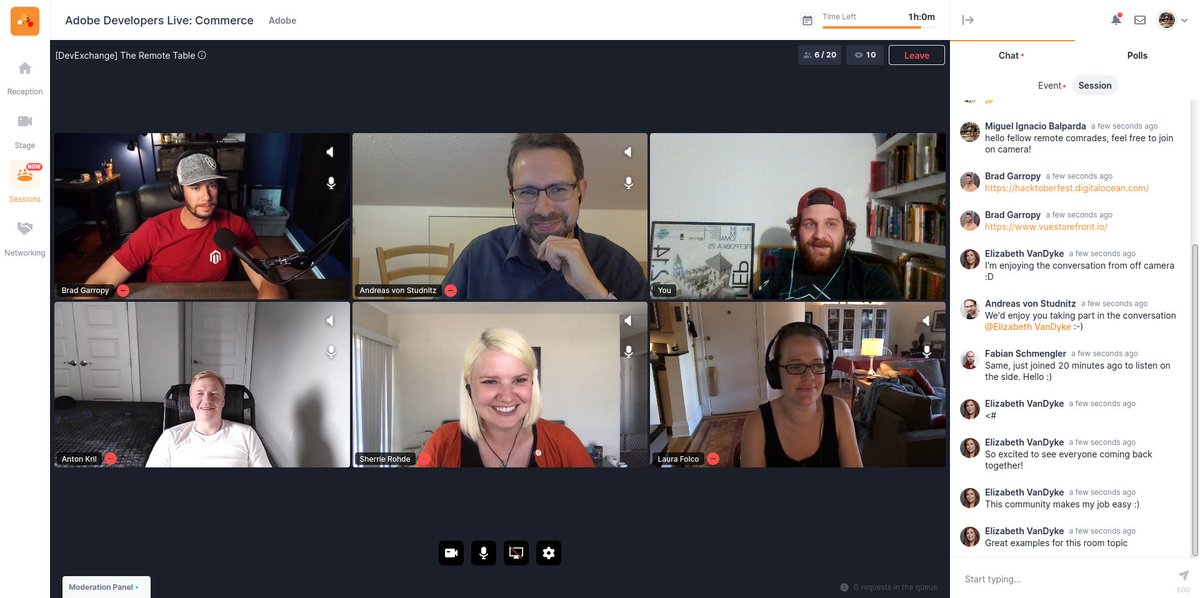 mbalparda's tweet photo. The #devexchange is on π₯
Great topics being discussed right now at the #remote table! #AdobeDevelopers https://t.co/IuQabJZYAu