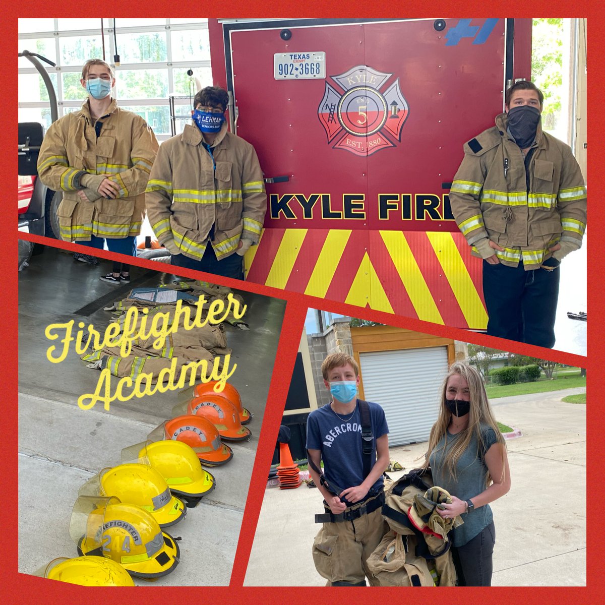 For months we wondered what it would look like when students returned &amp; today we got to find out! We had culinary scrubbing, cosmetology doing hair &amp; nails, firefighters trying on their gear &amp; GTT STEM students starting to build things again. We've missed our students in #CTE!