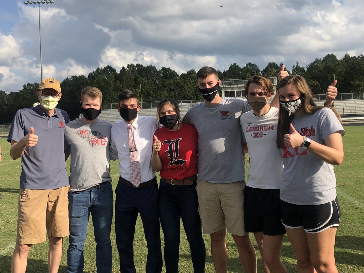 spartanburgone's tweet photo. This afternoon @LandrumHS hosted a dedication of its track and cross country complex honoring Dr. Todd Walter, Jr. for his 24 years of service to LHS students &amp; the @spartanburgone community! @RonWGarner @wyffnews4 @JedBlackwell @WSPA7 @foxcarolinanews @LandrumCards @LandrumXC https://t.co/IfGDwkqDme