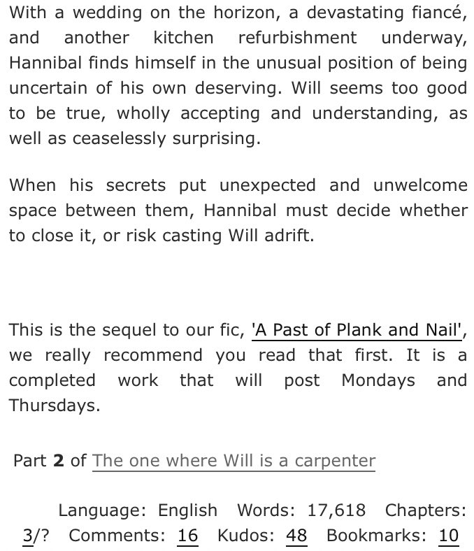 printersdeadly's tweet photo. 'Between the Pines and the Silence', Explicit
Chapter 3:
https://t.co/UhRvEARUaj (smut special tbh)
This is the sequel to 'A Past of Plank and Nail' (https://t.co/u2IfH0t5OV)
#hannigram #hannibalxwill #transwillgraham #hannibalau #willxhannibal https://t.co/yU4ugg4Qni