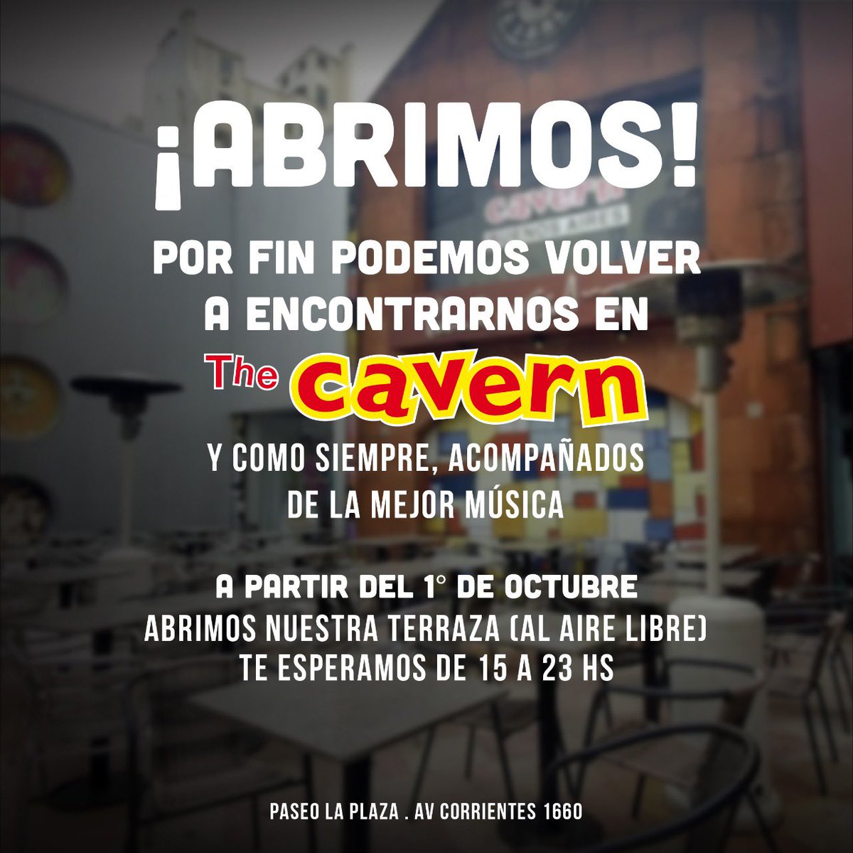 De jueves a domingos !