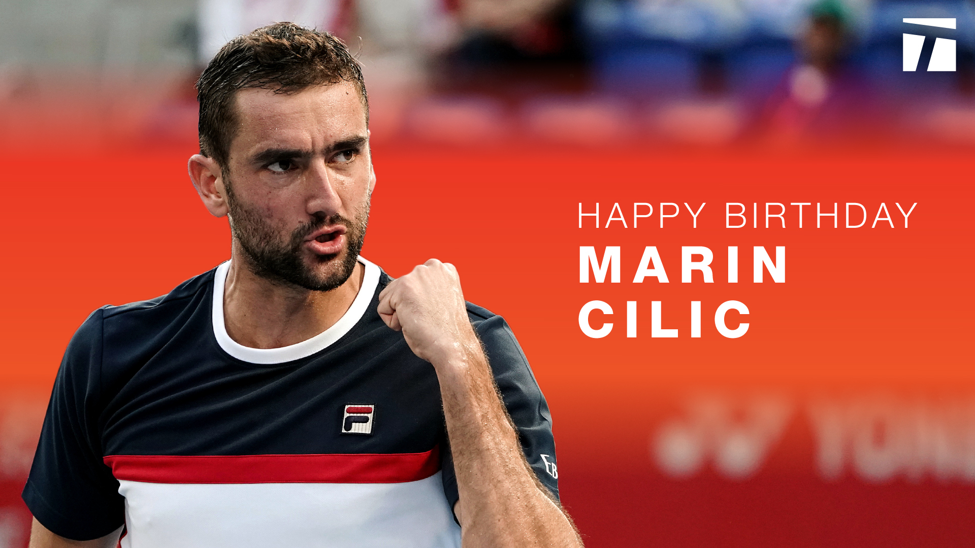 Happy 32nd Birthday to the 2014 champion and 18-time singles victor, Marin Cilic.   