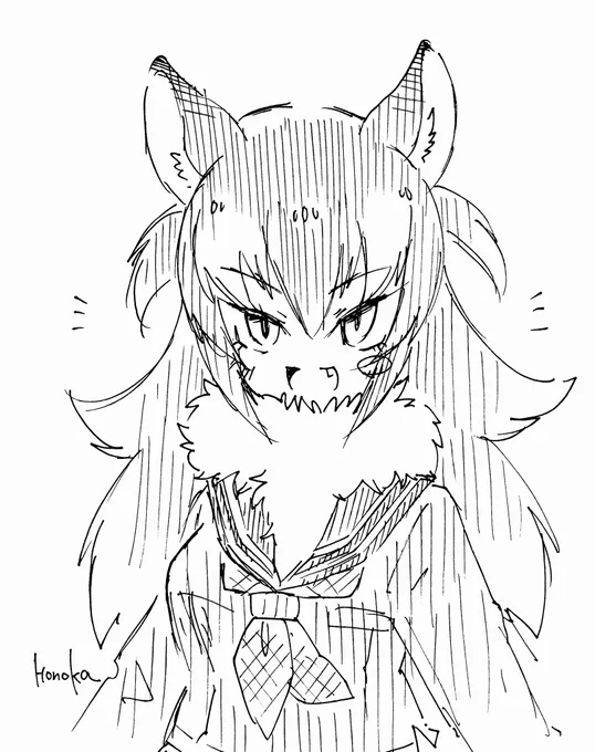 ニホンオオカミちゃん
#けもフレ
#けものフレンズ 