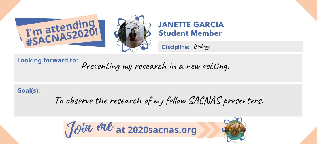 Check out cutting-edge #research at #SACNAS2020! Want to be a mentor for these bright student presenters? Sign up to be a Mentor Judge! bit.ly/2ZWt1lp