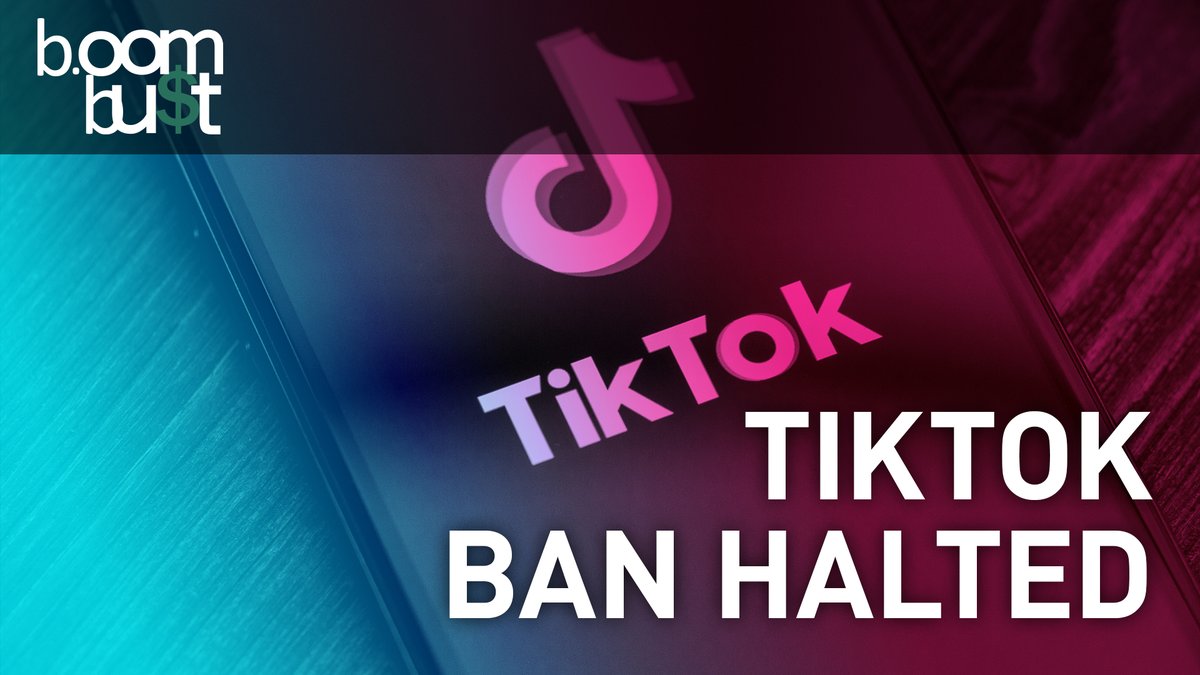 's tweet image. TikTok has beat another deadline to stay alive in the United States as a U.S. judge has blocked a measure to bar the video sharing app. In London, Uber has won its right to operate in the city yet again for the next year.

@BoomBustRT 

#QuestionMore 

portable.tv/videos/tiktokb…