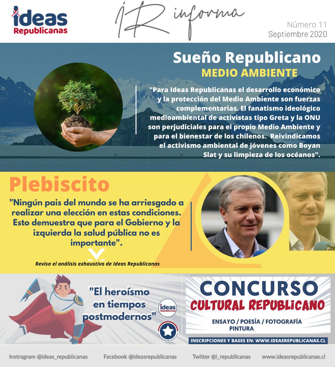 i_republicanas's tweet photo. #IRinforma
#IdeasRepublicanas
#IrPorElRechazo
¡Último newsletter del mes! https://t.co/jKscSTsaDJ