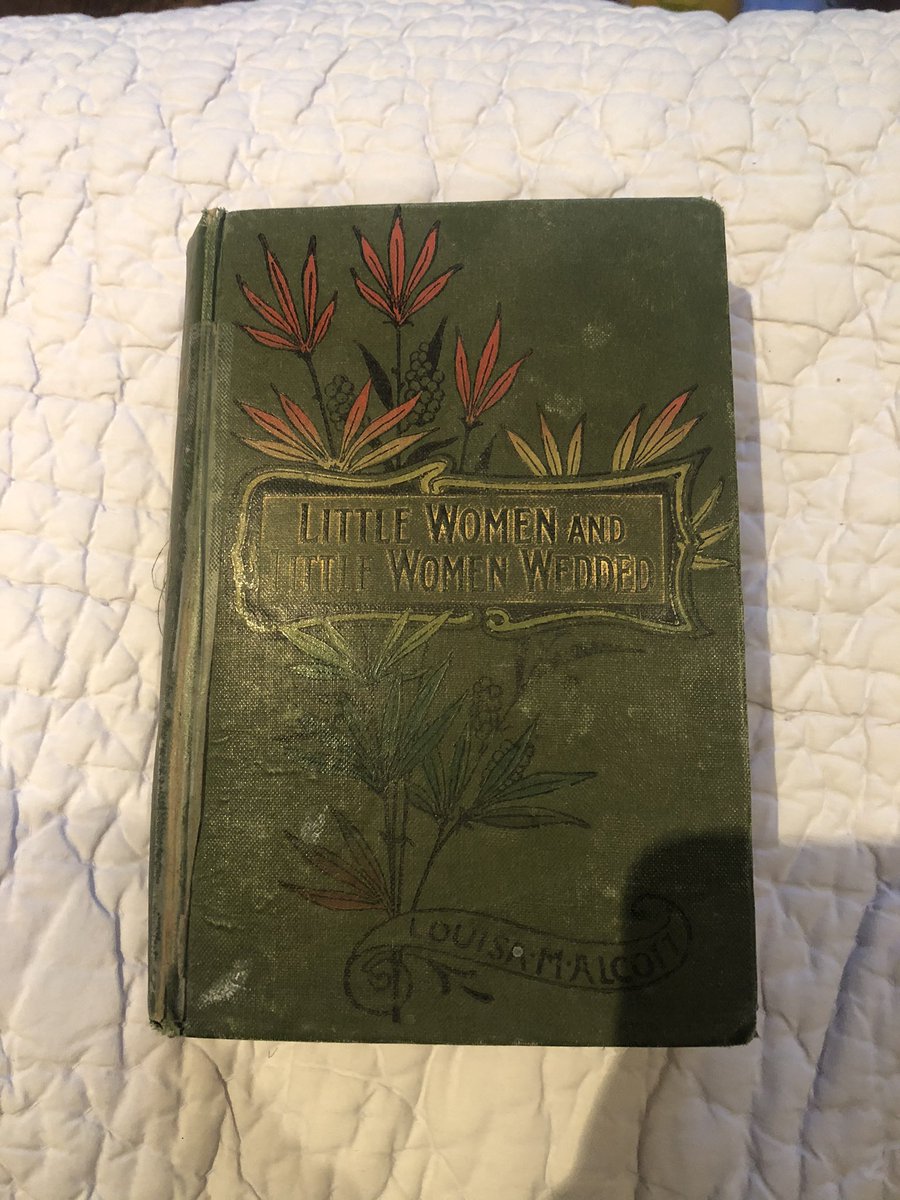 Little Women and Little Women Wedded, no given pub date but late 1800s based on the publisher name. *Purchased in this condition at a used book sale years ago.