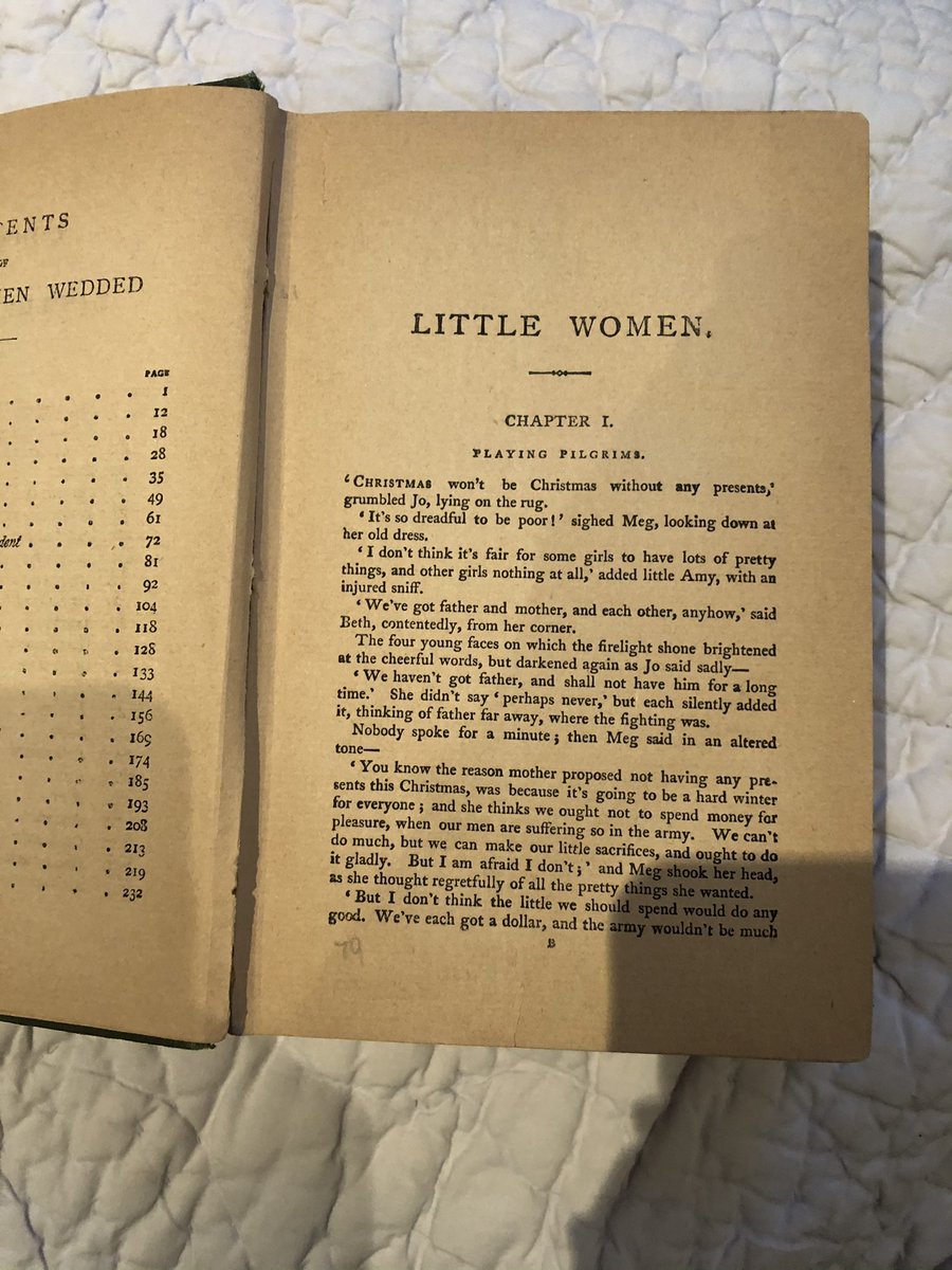 Little Women and Little Women Wedded, no given pub date but late 1800s based on the publisher name. *Purchased in this condition at a used book sale years ago.
