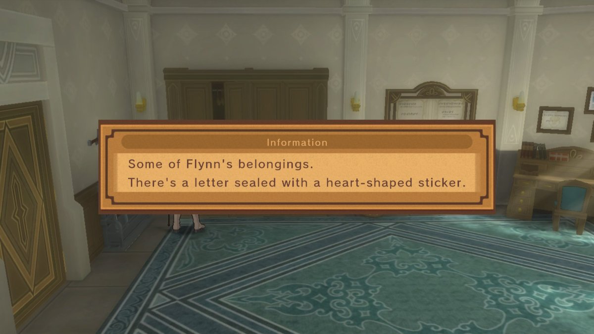 yuri at the other inns: wtf i cant just steal stuff in the vacant rooms that pple left behind :/yuri in flynns room: haha raid my bfs place and steal all his gummy worms  #TalesOfVesperia
