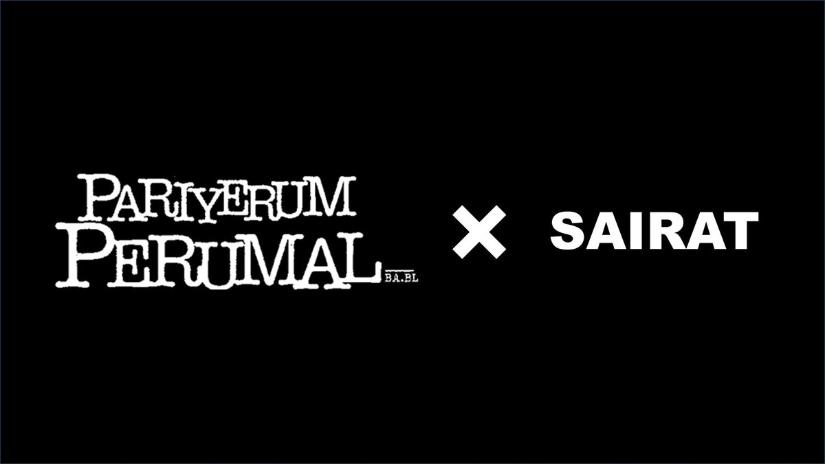 JSK468's tweet photo. @am_kathir @mari_selvaraj @beemji @Music_Santhosh @iYogiBabu @anandhiactress @Sridhar_DOP Tribute to #PariyerumPerumal × #Sairat

Vaa Rayil Vida Polaama - Video Mashup

https://t.co/gAizHZAk1o

#2yearsofPariyerumPerumal  #SanthoshNarayanan #mariselvaraj https://t.co/d7zp51vnkZ