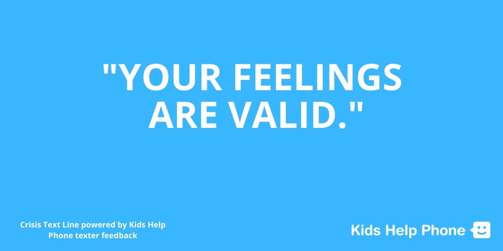 KidsHelpPhone's tweet photo. Every conversation makes a difference. Text TALK to 686868. https://t.co/JWMaJjIBlm