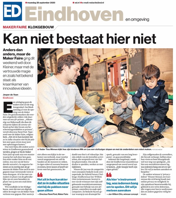 "Kan niet" bestaat niet voor de MakerFaire