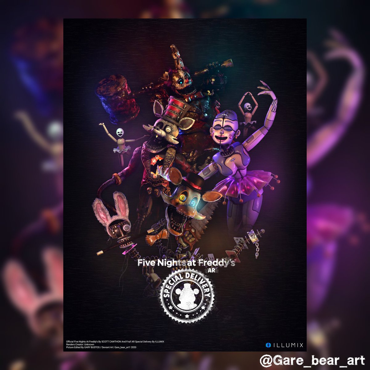 Five Nights At Freddy's AR Special Delivery by GareBearArt1 on