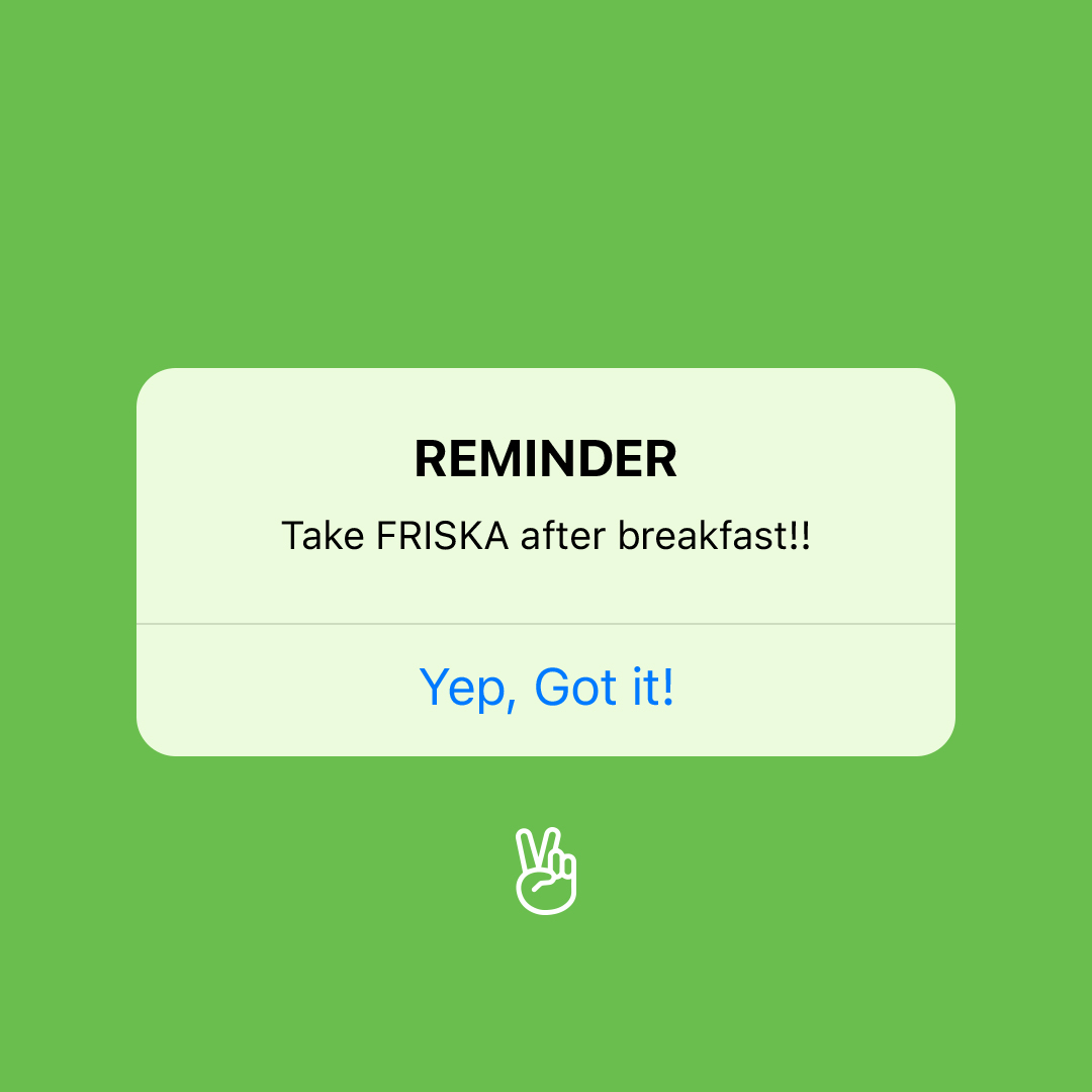 Get_Friska's tweet photo. We are here to remind you to grab your FRISKA! 🙌Let's #createhealthierhabits https://t.co/RrkI7KSKRJ