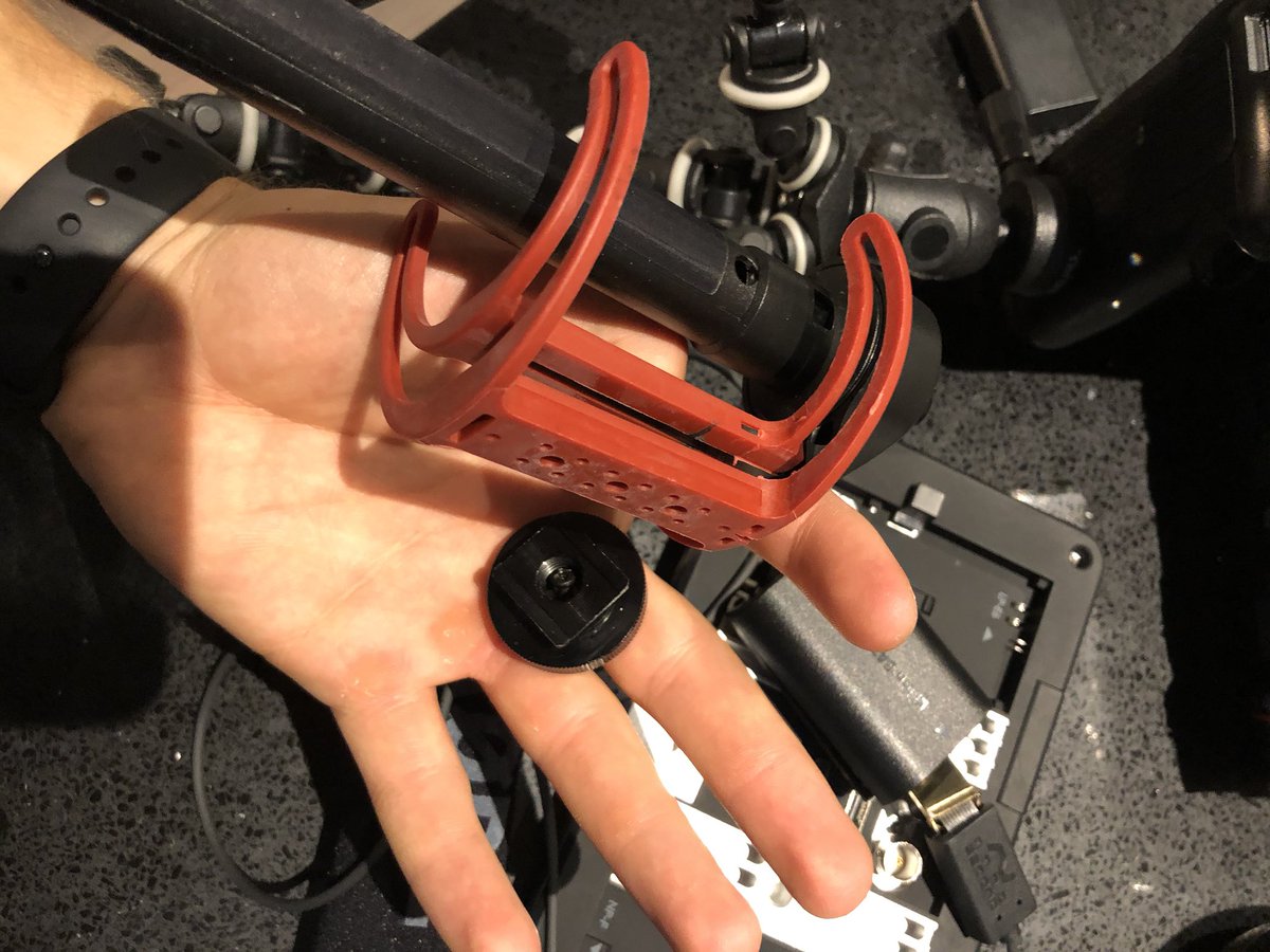 SpoelmaTroy's tweet photo. Just want to give a quick shout out to @Targus for making the worst products out there. Put my camera on a gorilla pod for 2 minutes and it comes crashing down breaking my @SmallHD 702 brite, @rodemics hot shoe mount, LP-E6 battery, HDMI to micro HDMI, and cracking my ND filter. https://t.co/8IrJgHwnS1