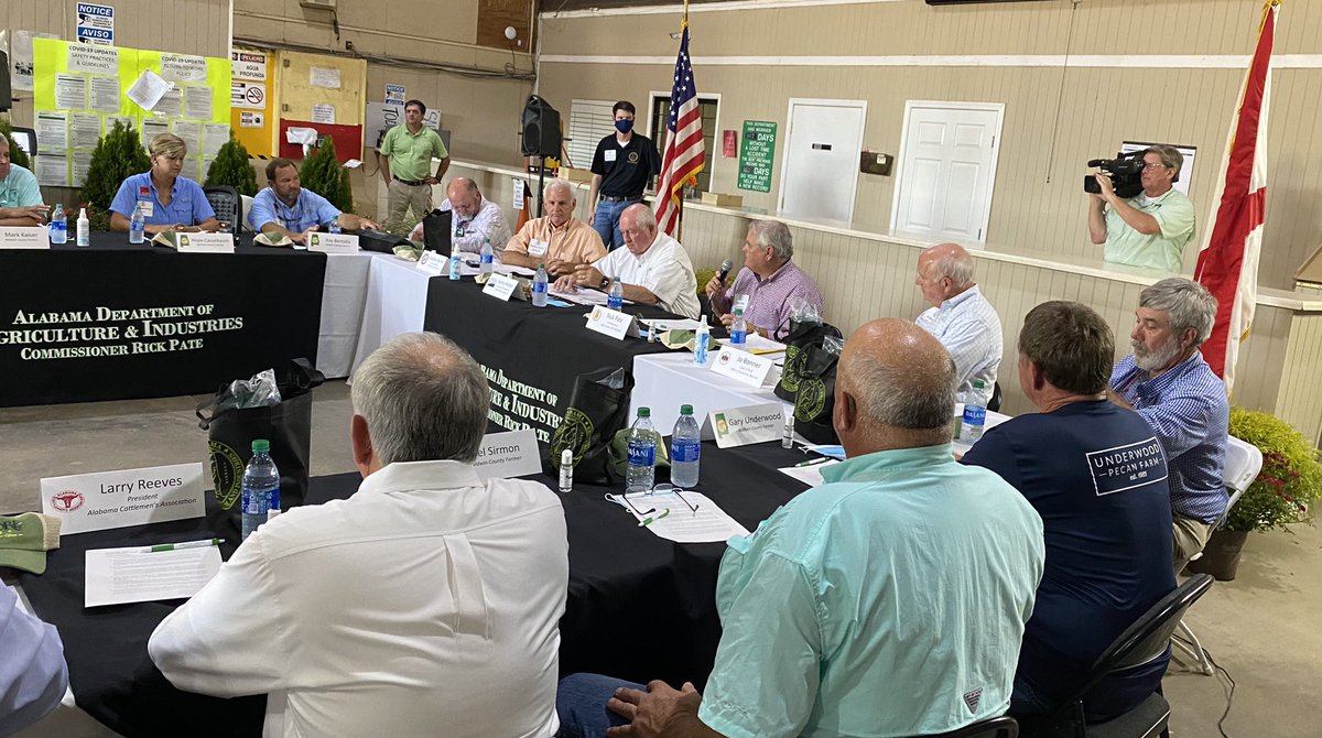 tamiculver's tweet photo. In Baldwin County with USDA Secretary, Sonny Perdue,  surveying storm damage. Discussion was held with a variety of stakeholders. We appreciate Secretary Perdue and his team for visiting Alabama and their help for people affected by Hurricane Sally. https://t.co/h22VVgAg4Q