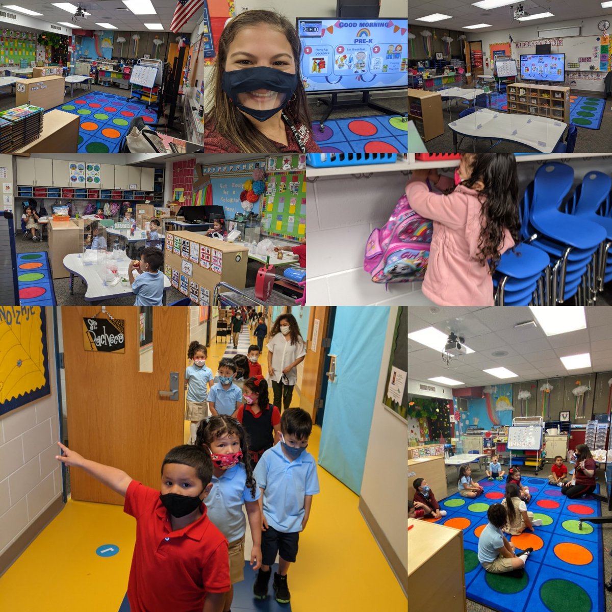 catalinavg88's tweet photo. It helped so much knowing the students before the first day! These amazing little ones adjusted so well❤️ & by the end of the day the rug routine was on point! 👍 #IrvingFirstDayTakeTwo @farinefalcons #iTeachPrek https://t.co/IdARHYgSAf