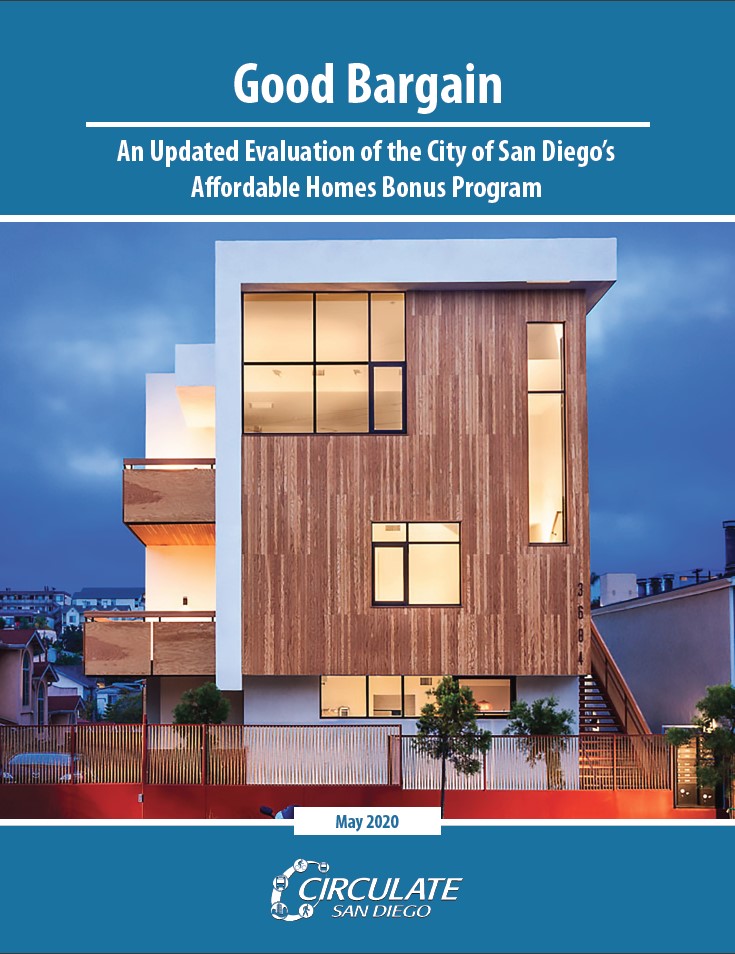ColinParent's tweet photo. You can learn how the policy in #AB2345 is already creating more affordable and market-rate homes in the @CityofSanDiego with @CirculateSD's report "Good Bargain." https://t.co/lEPU7A0g8H https://t.co/GanGSBlie6